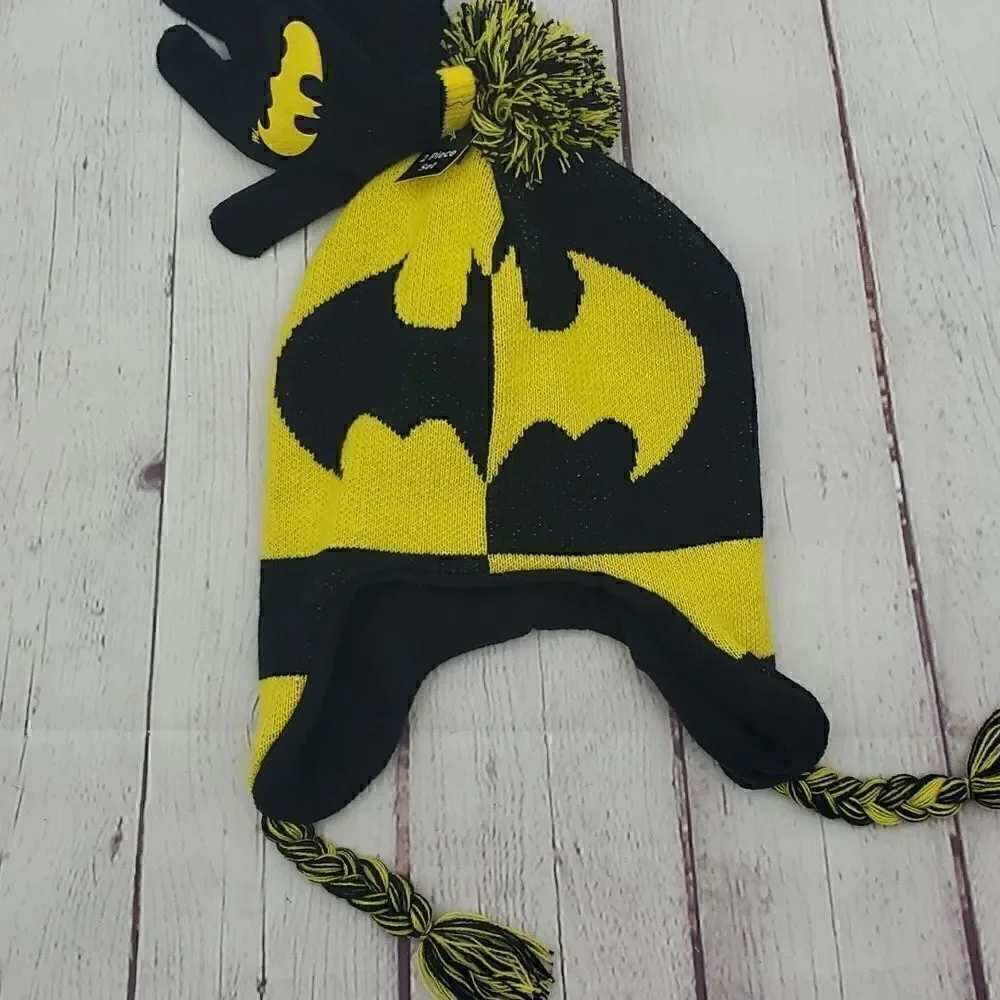 Berkshire Little Boys or Girls Batman Hat & Gloves Set